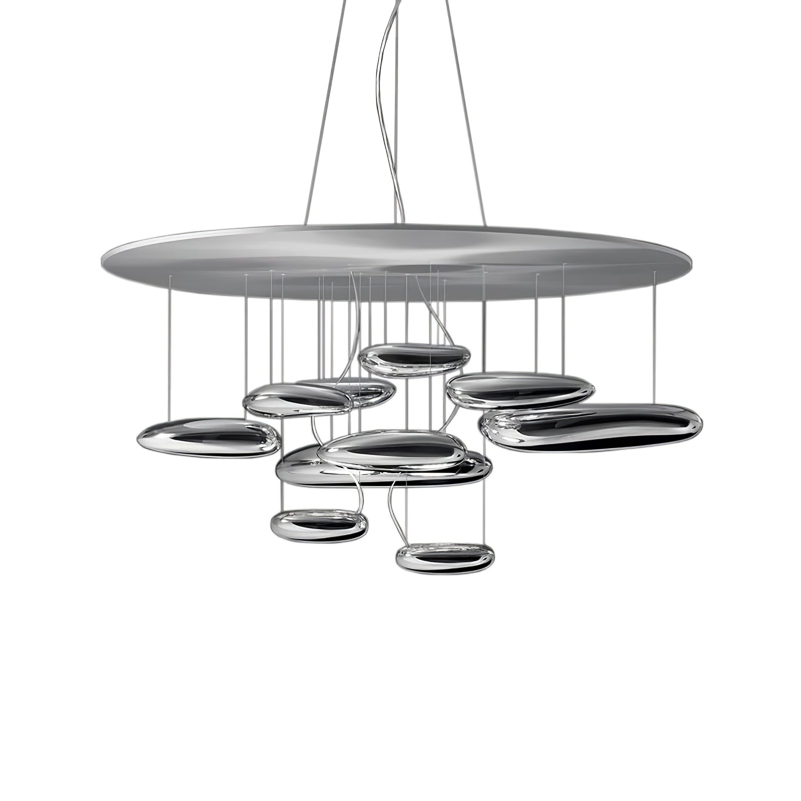 Lustra Kronleuchter Aluminium Skulptur-Letslighting