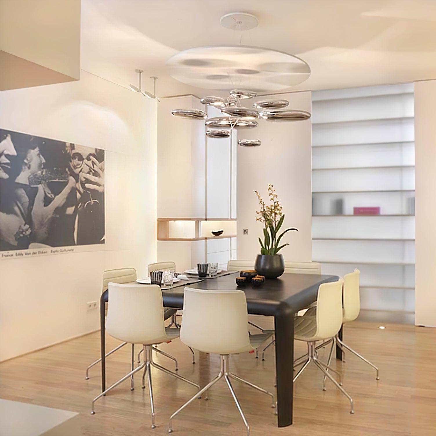 Lustra Kronleuchter Aluminium Skulptur-Letslighting