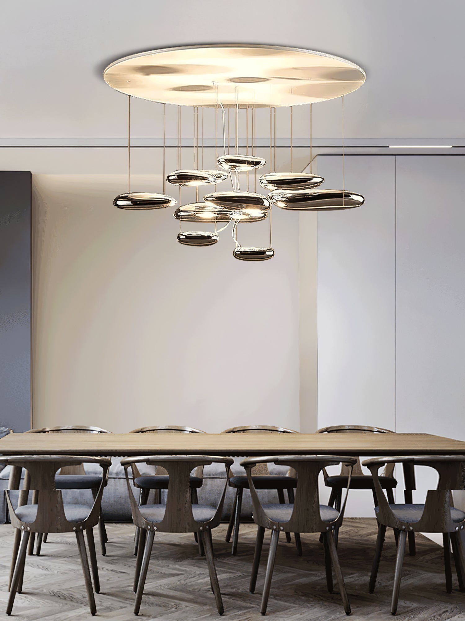 Lustra Deckenleuchte Aluminium Pebble-Letslighting