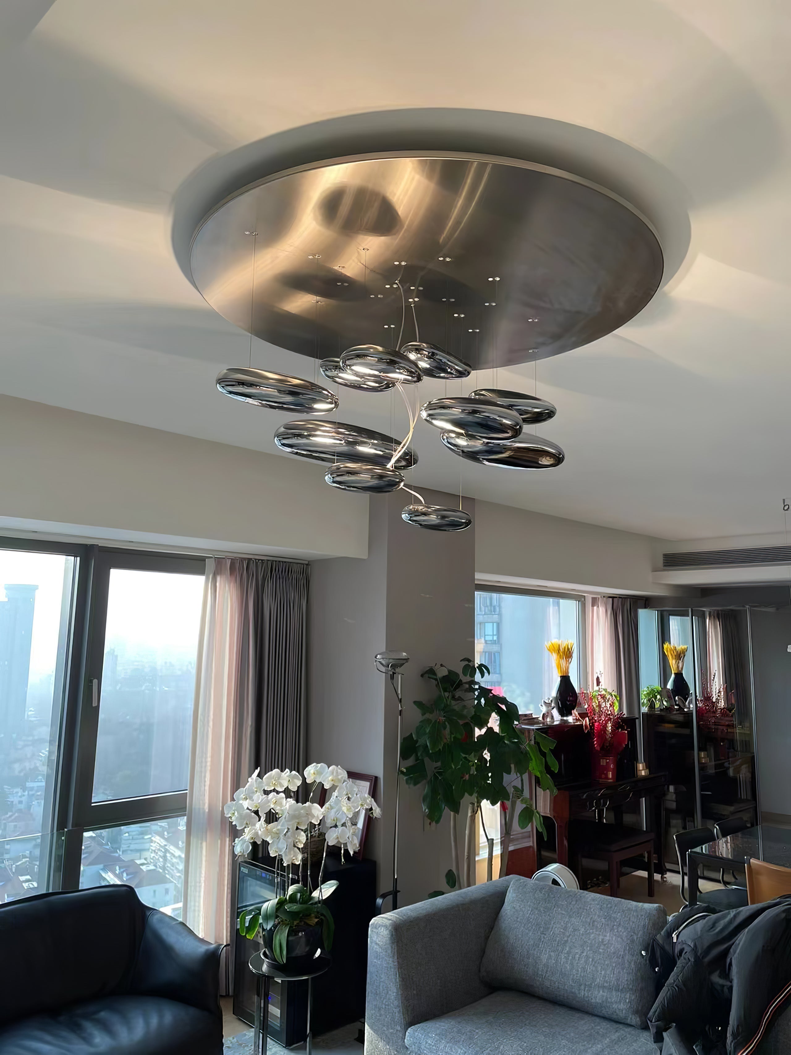 Lustra Deckenleuchte Aluminium Pebble-Letslighting
