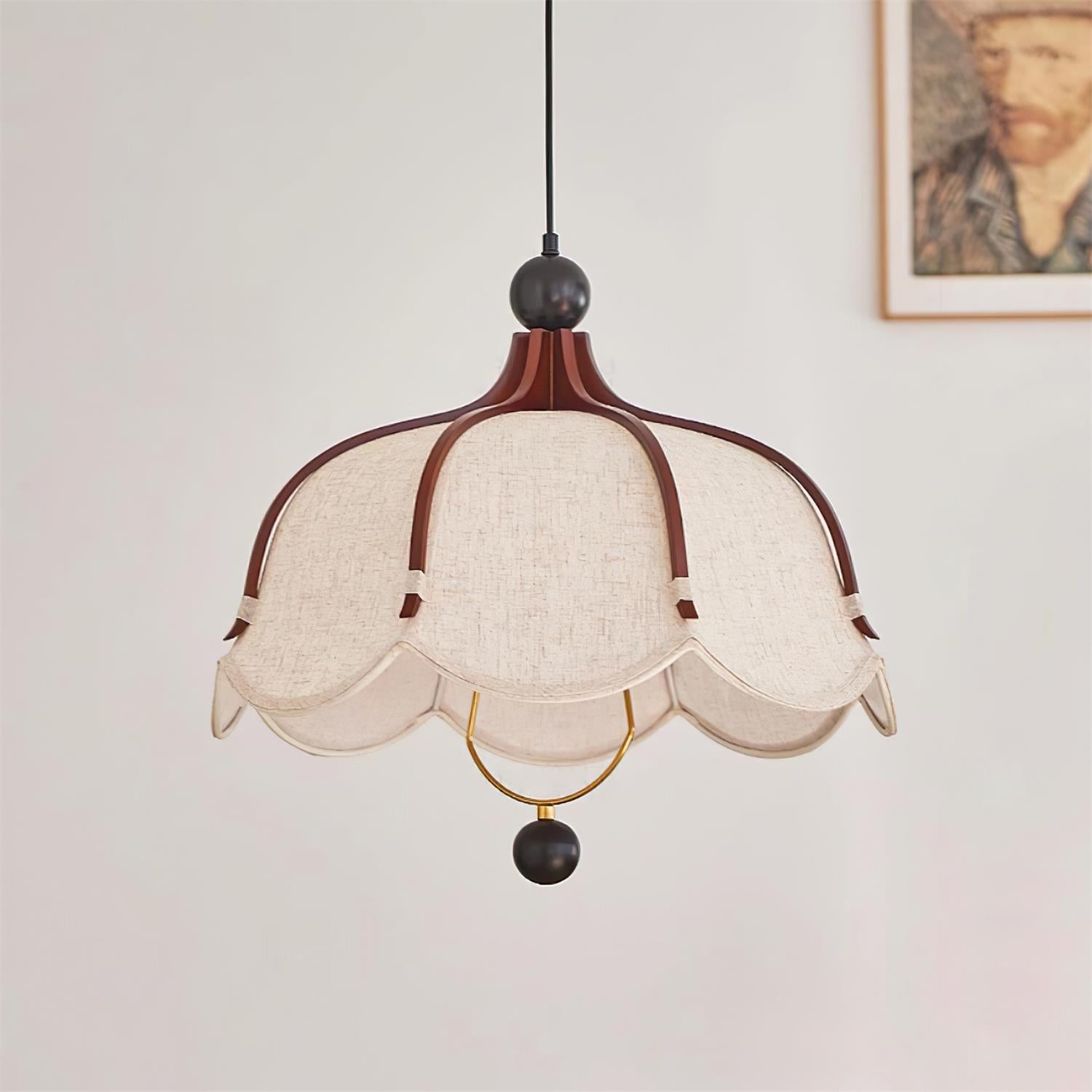 Feyno Vintage Fabric Pendant Light - Letslighting