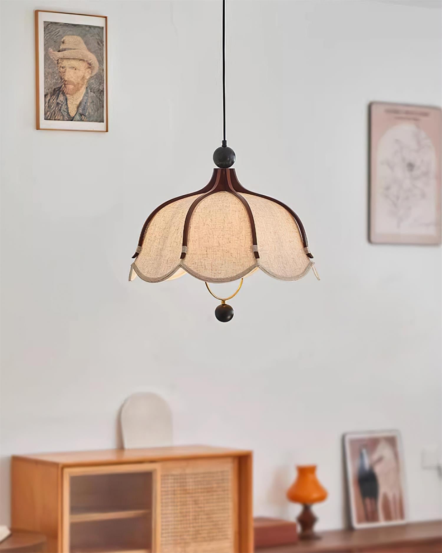 Feyno Vintage Fabric Pendant Light - Letslighting