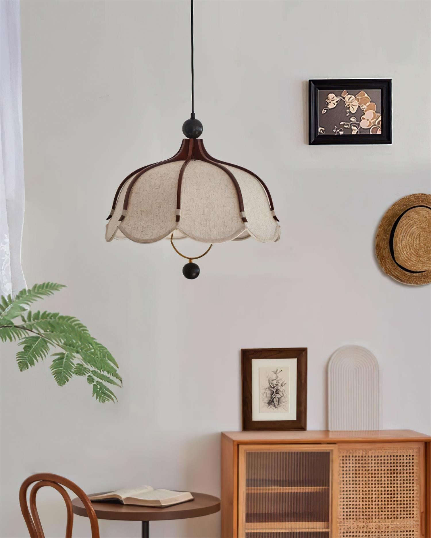 Feyno Vintage Fabric Pendant Light - Letslighting