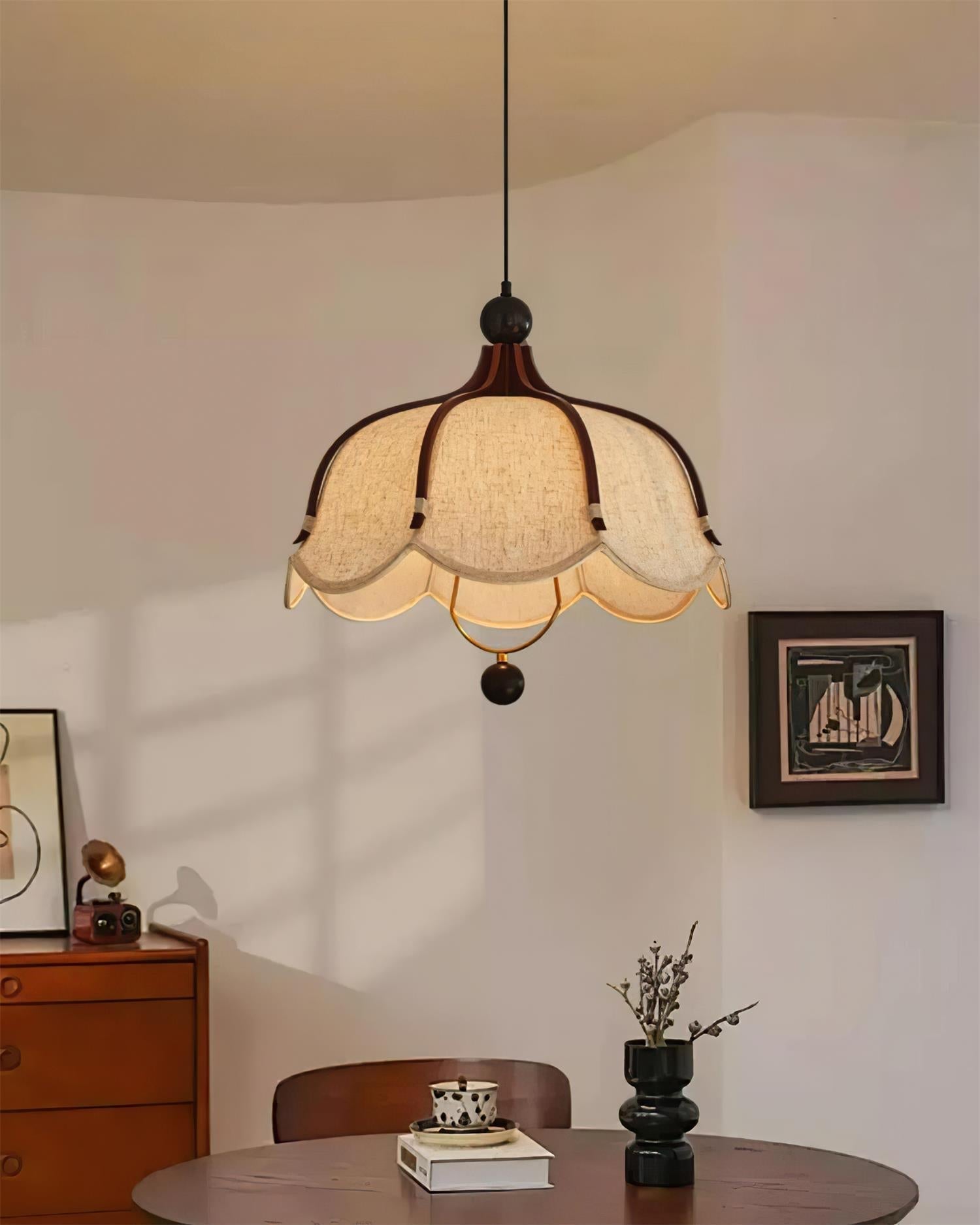 Feyno Vintage Fabric Pendant Light - Letslighting