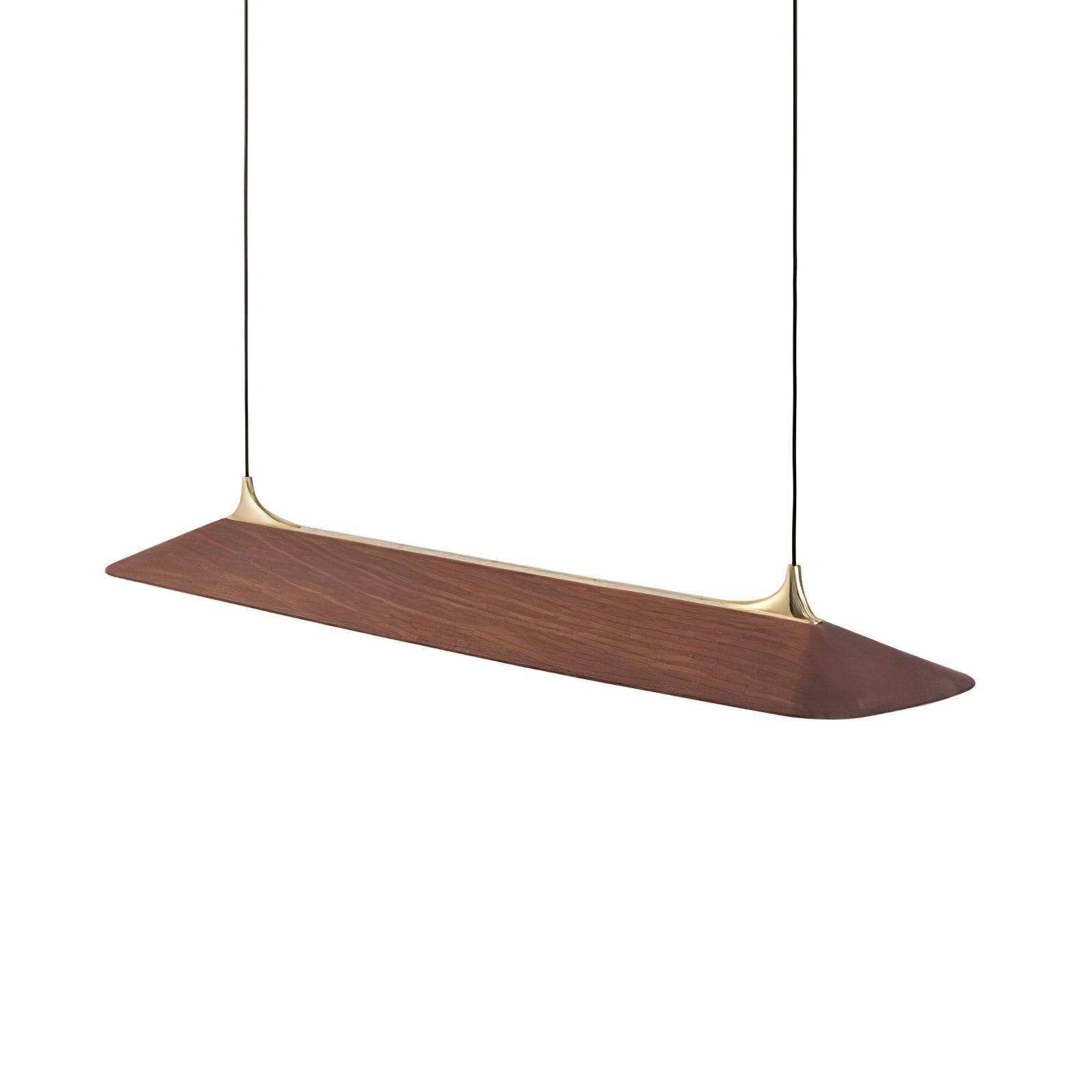 Celia Minimalistische Pendelleuchte aus Messing-Letslighting