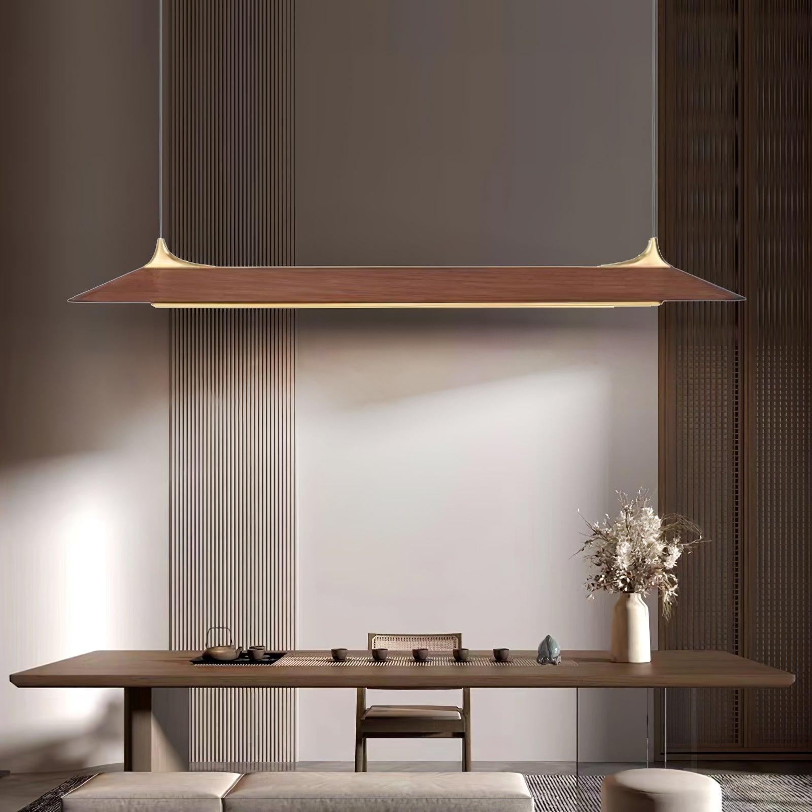Celia Minimalistische Pendelleuchte aus Messing-Letslighting