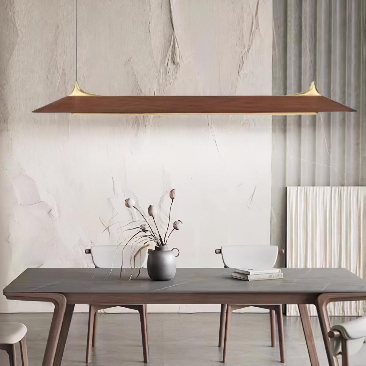 Celia Minimalistische Pendelleuchte aus Messing-Letslighting