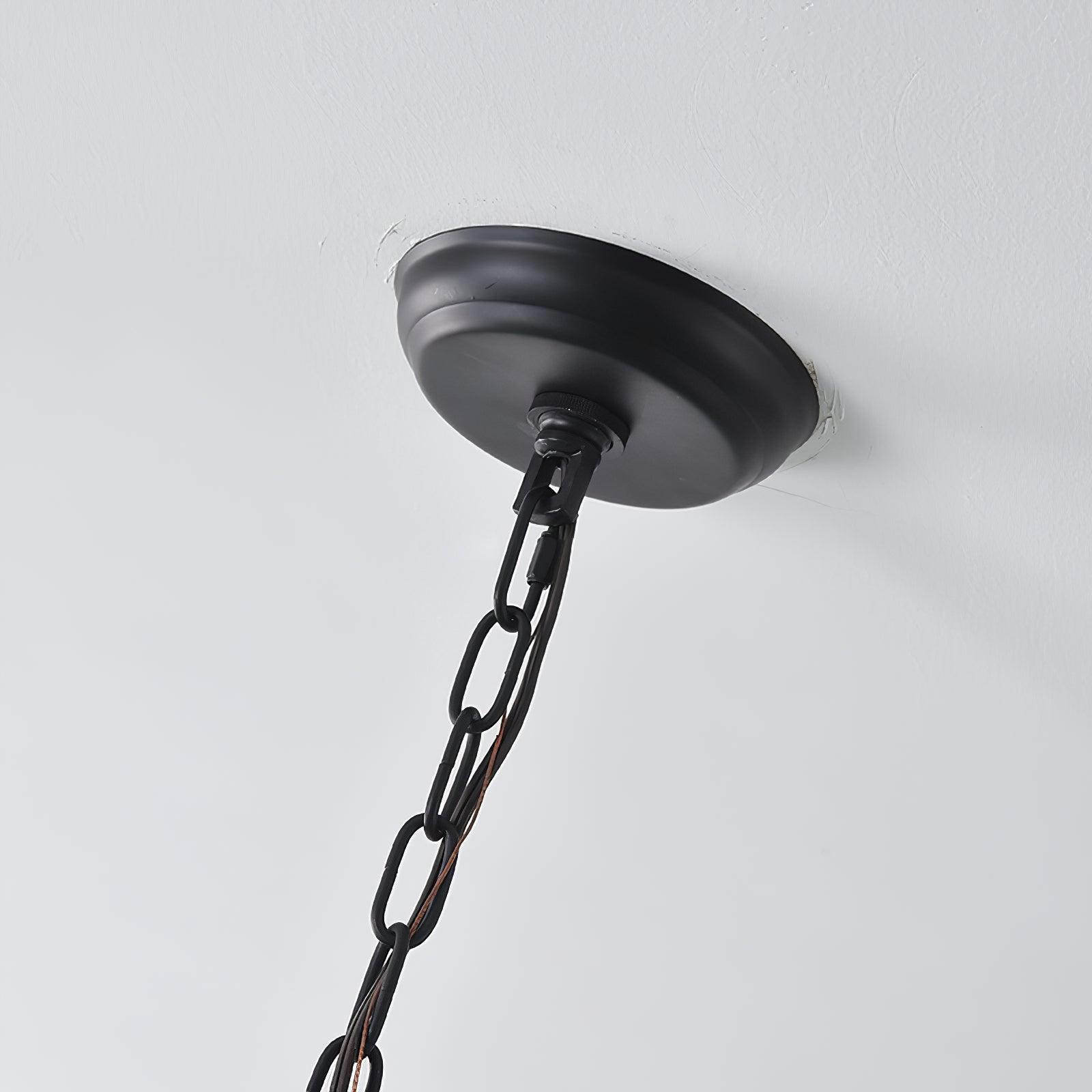 Omar Vintage Holz Pendelleuchte-Letslighting