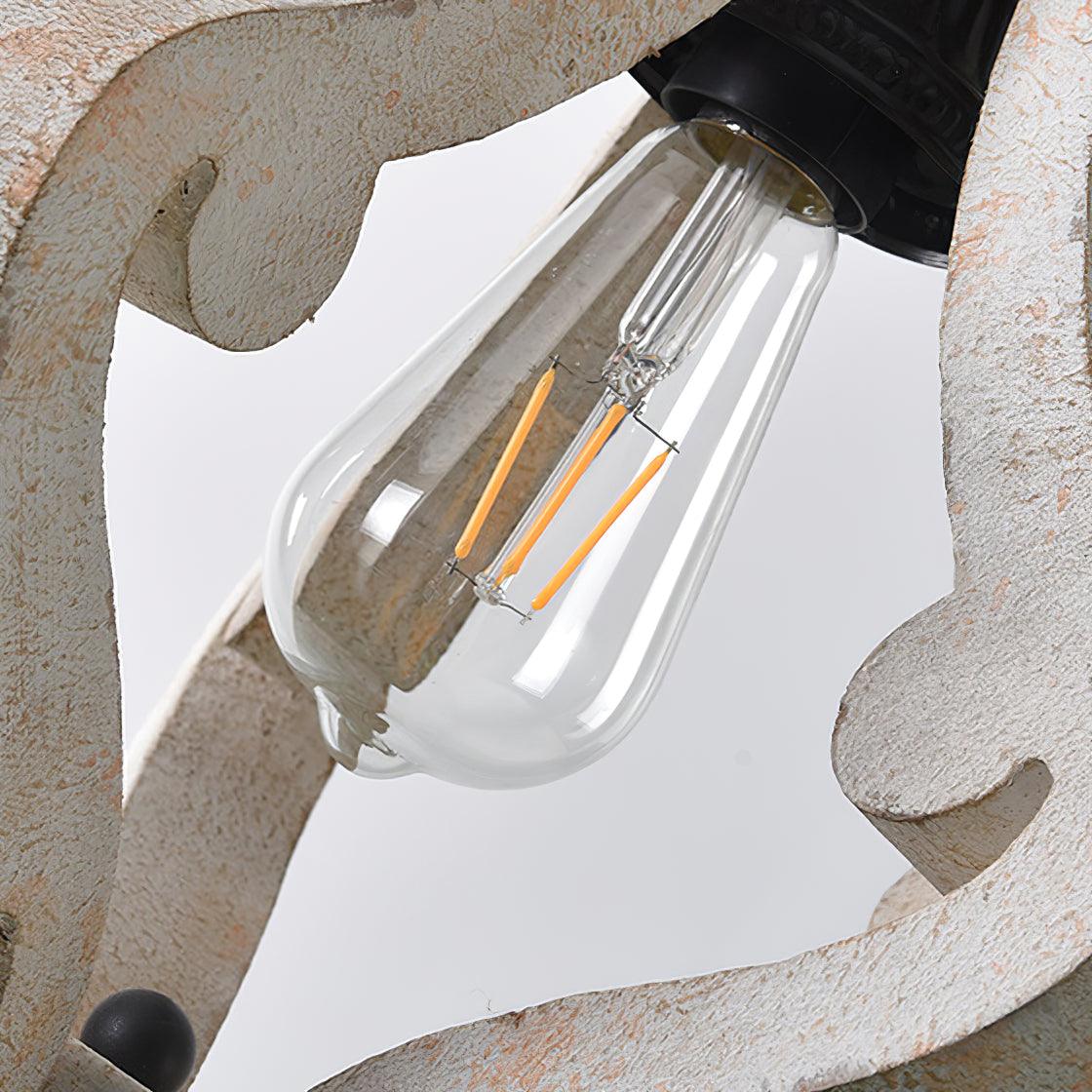 Omar Vintage Holz Pendelleuchte-Letslighting