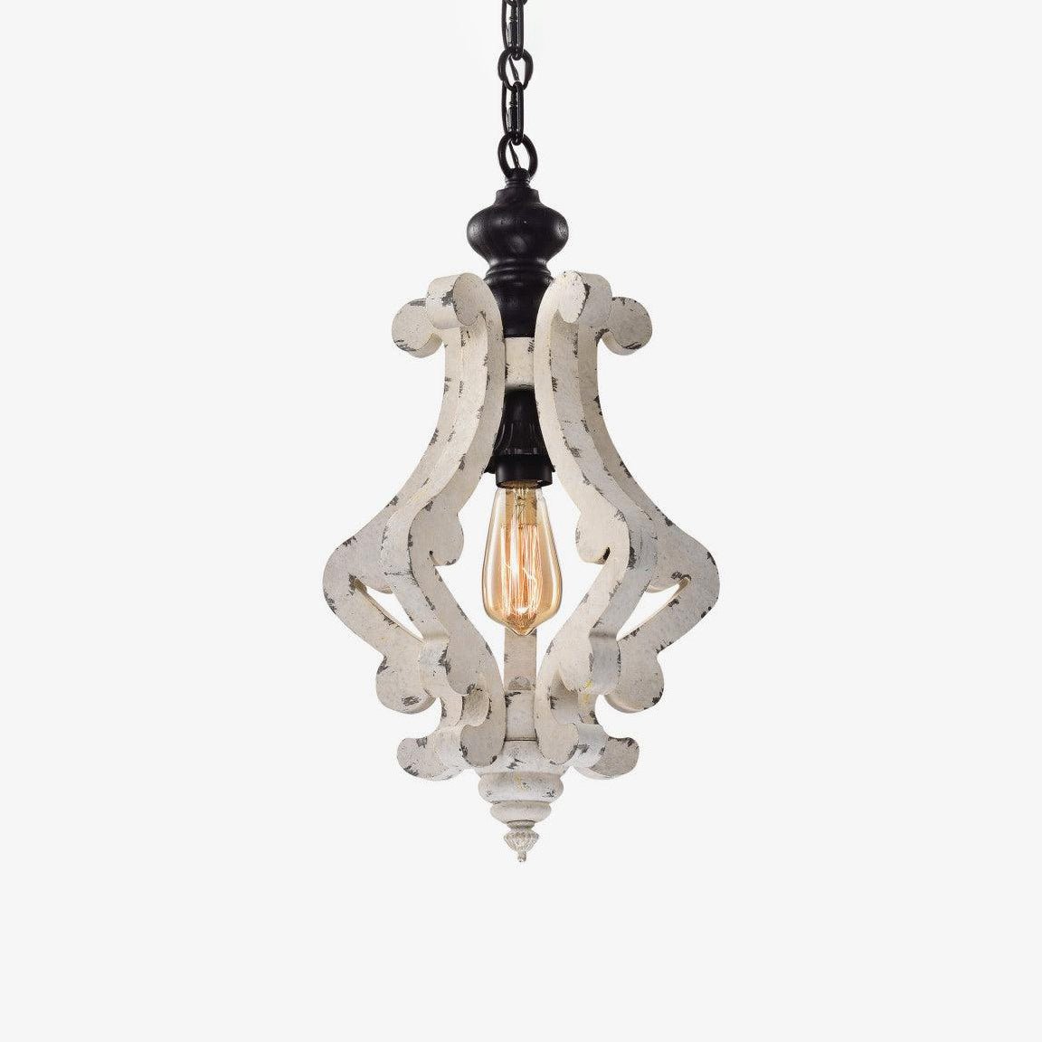 Omar Vintage Holz Pendelleuchte-Letslighting