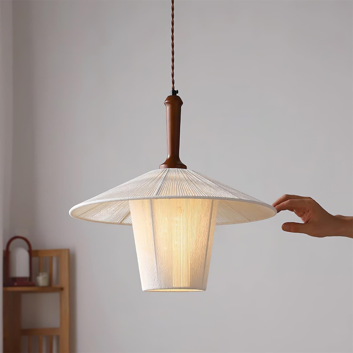 Calira Pendelleuchte Handgeflochten Modern-Letslighting