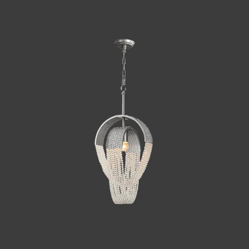 Lustra Kronleuchter Mesh Kristall Gold Wasserfunkeln-Letslighting