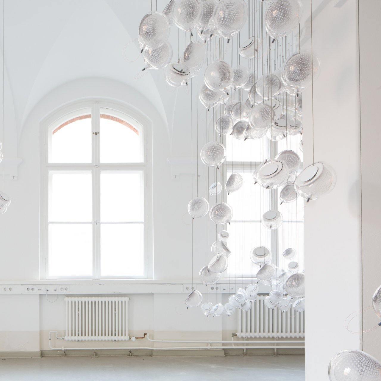 Kronleuchter Netz Glas Kugeln Cluster Metall Rahmen Modern Minimalistisch-Letslighting