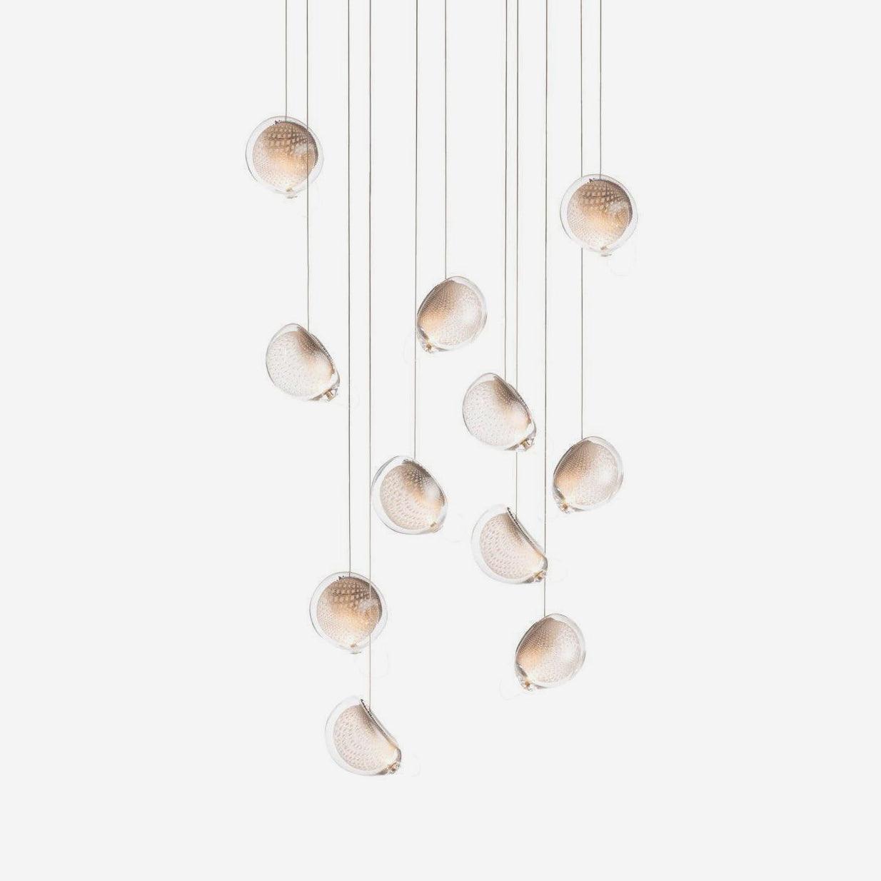 Kronleuchter Netz Glas Kugeln Cluster Metall Rahmen Modern Minimalistisch-Letslighting