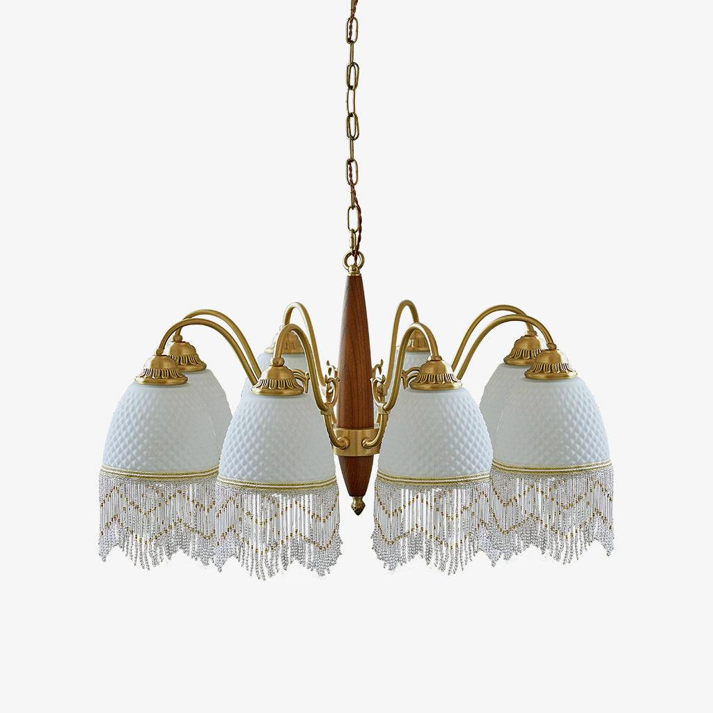 Aurora Kronleuchter Quaste Glas Vintage-Letslighting