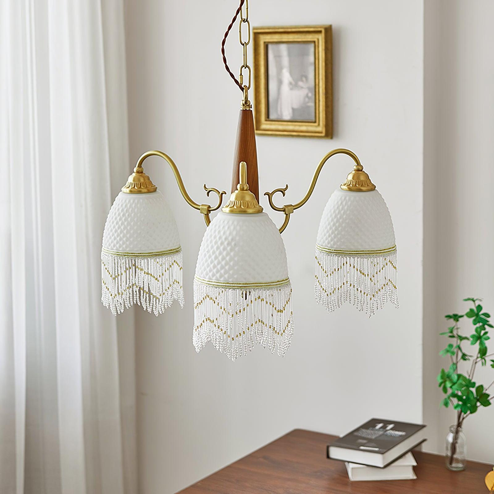 Aurora Kronleuchter Quaste Glas Vintage-Letslighting