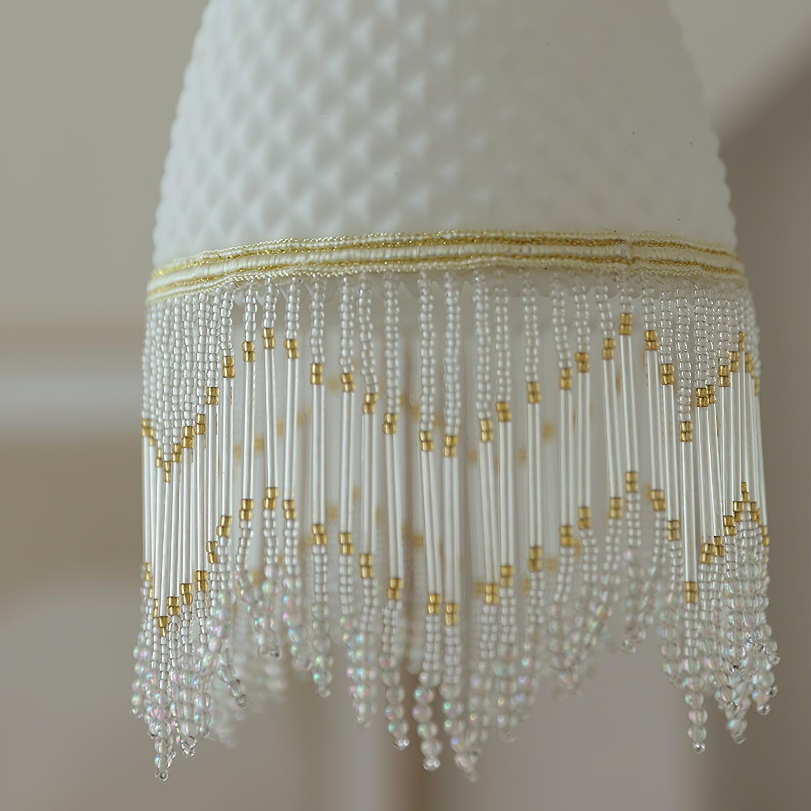 Mesh Quasten-Pendelleuchte aus Glas-Letslighting