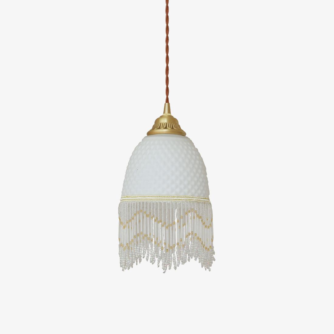 Mesh Quasten-Pendelleuchte aus Glas-Letslighting
