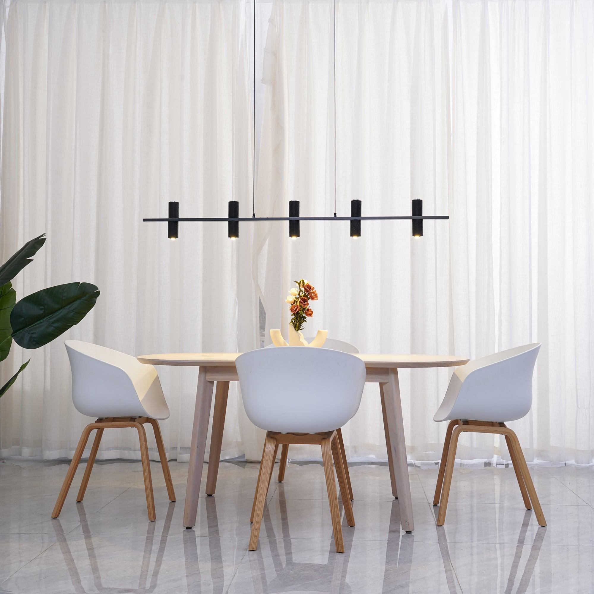 Aurora Minimalistische Parallel-Pendelleuchte aus Stein-Letslighting