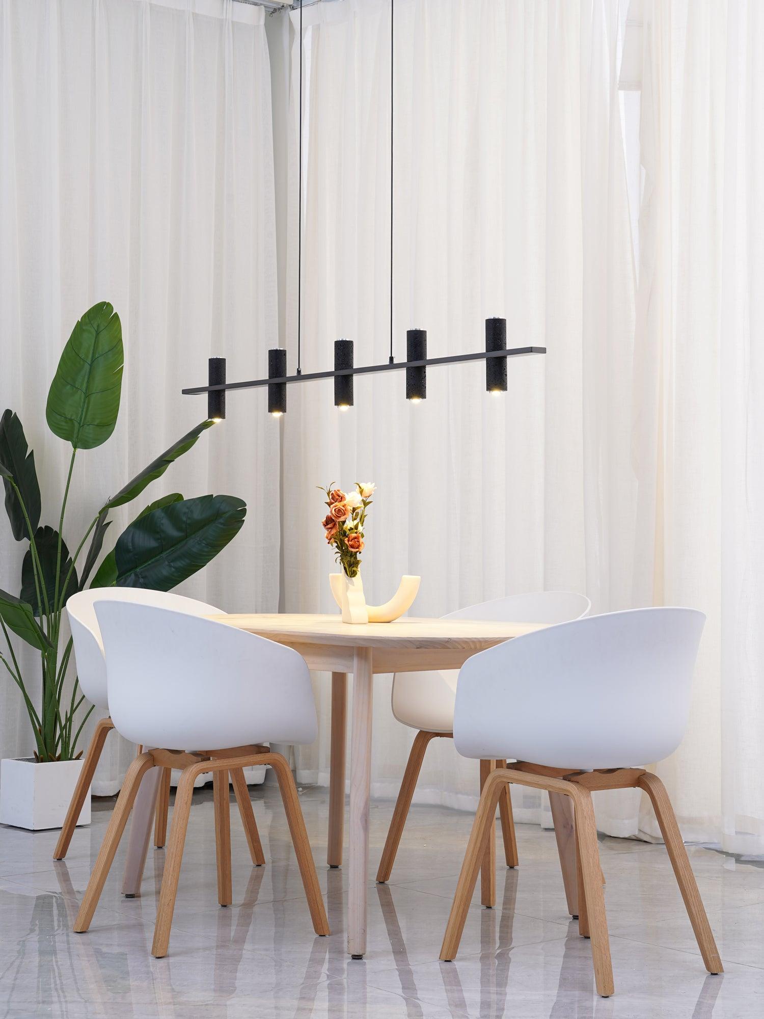 Aurora Minimalistische Parallel-Pendelleuchte aus Stein-Letslighting