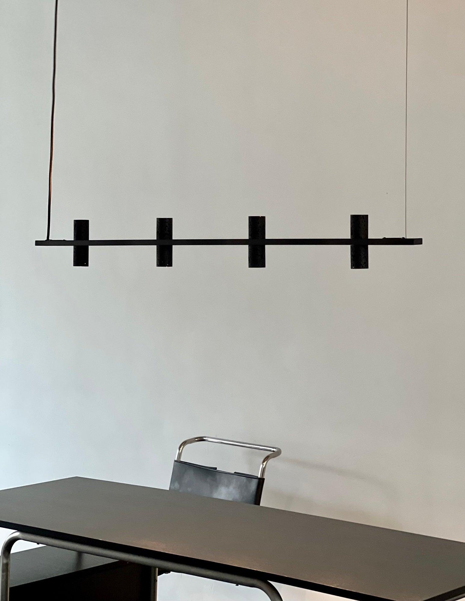 Aurora Minimalistische Parallel-Pendelleuchte aus Stein-Letslighting