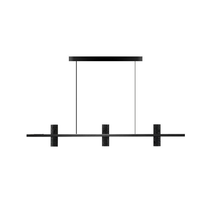 Aurora Minimalistische Parallel-Pendelleuchte aus Stein-Letslighting