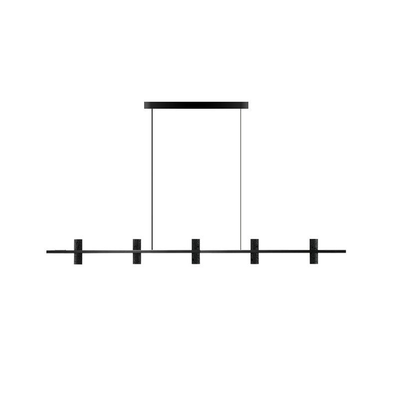 Aurora Minimalistische Parallel-Pendelleuchte aus Stein-Letslighting