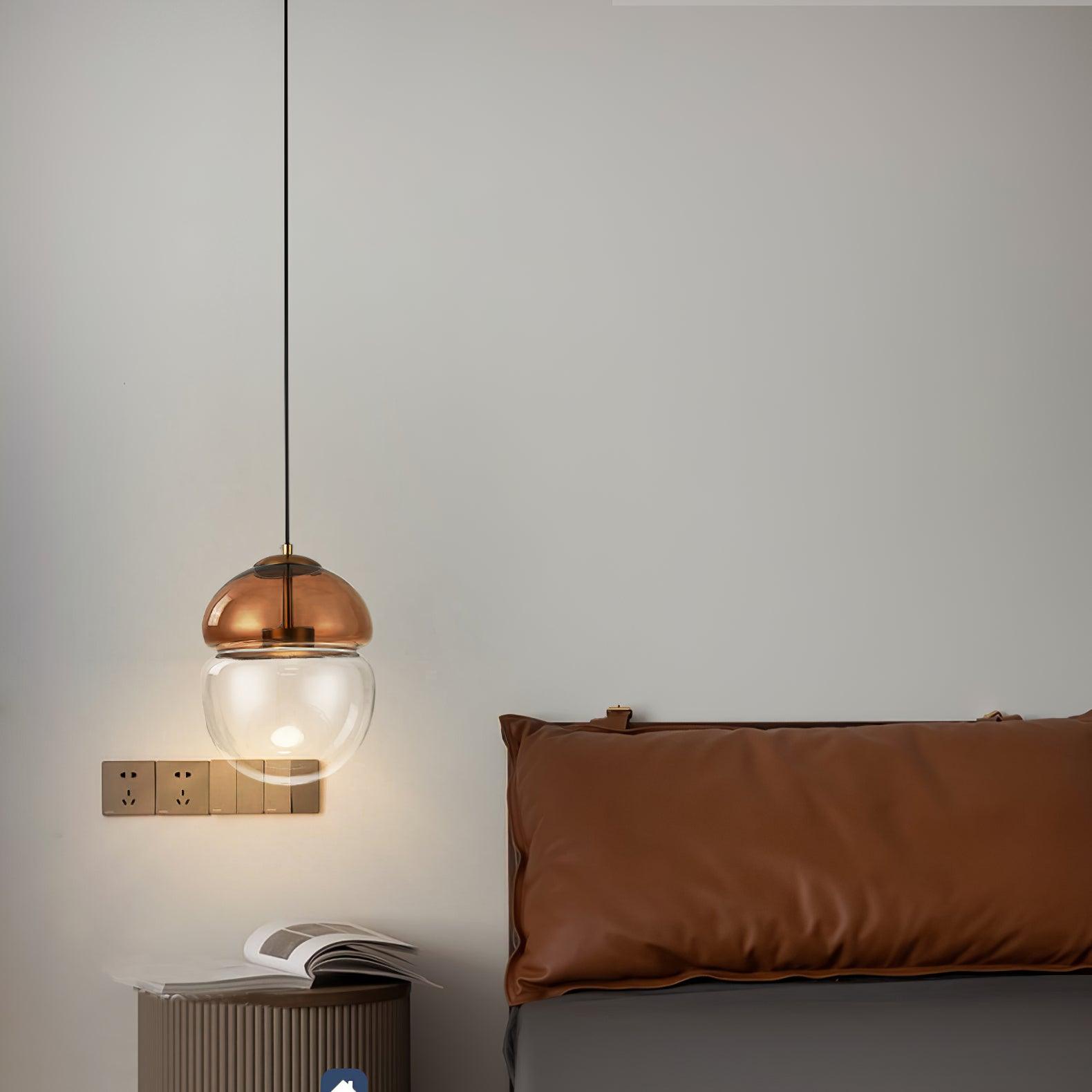 Aged Moderne Minimalistische Pendelleuchte aus Kuppelförmigem Glas-Letslighting