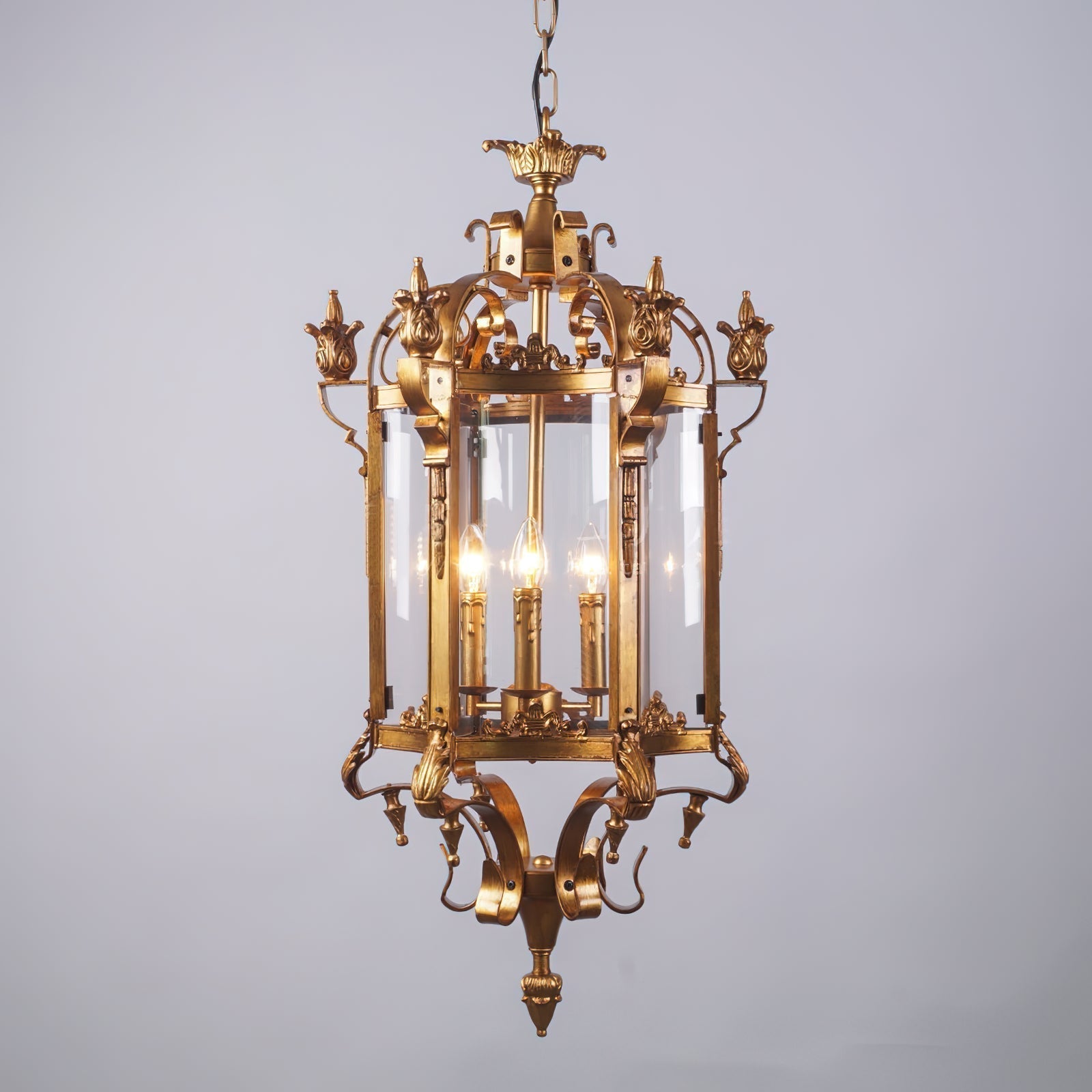 Ardorion Vintage Luxus Glas-Laternen-Kronleuchter-Letslighting
