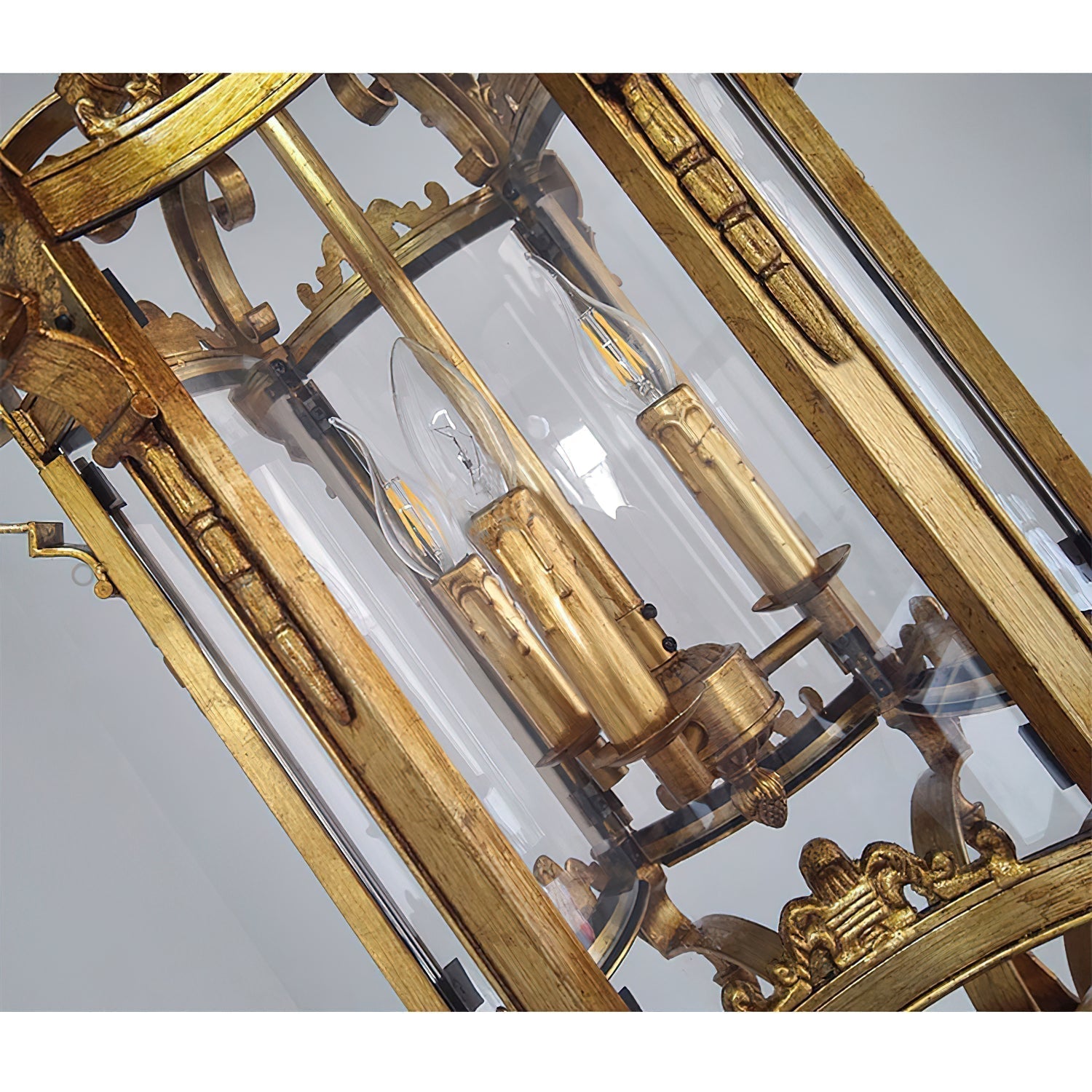 Ardorion Vintage Luxus Glas-Laternen-Kronleuchter-Letslighting