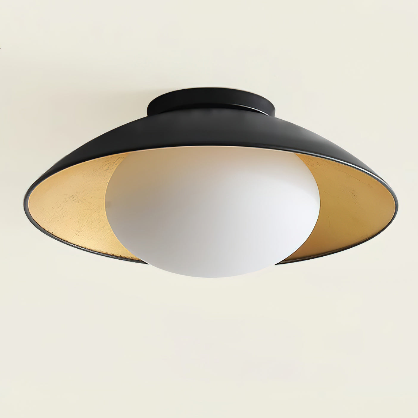 Deckenleuchte Metall Baldachin Glas Globus Modern Minimalistisch-Letslighting