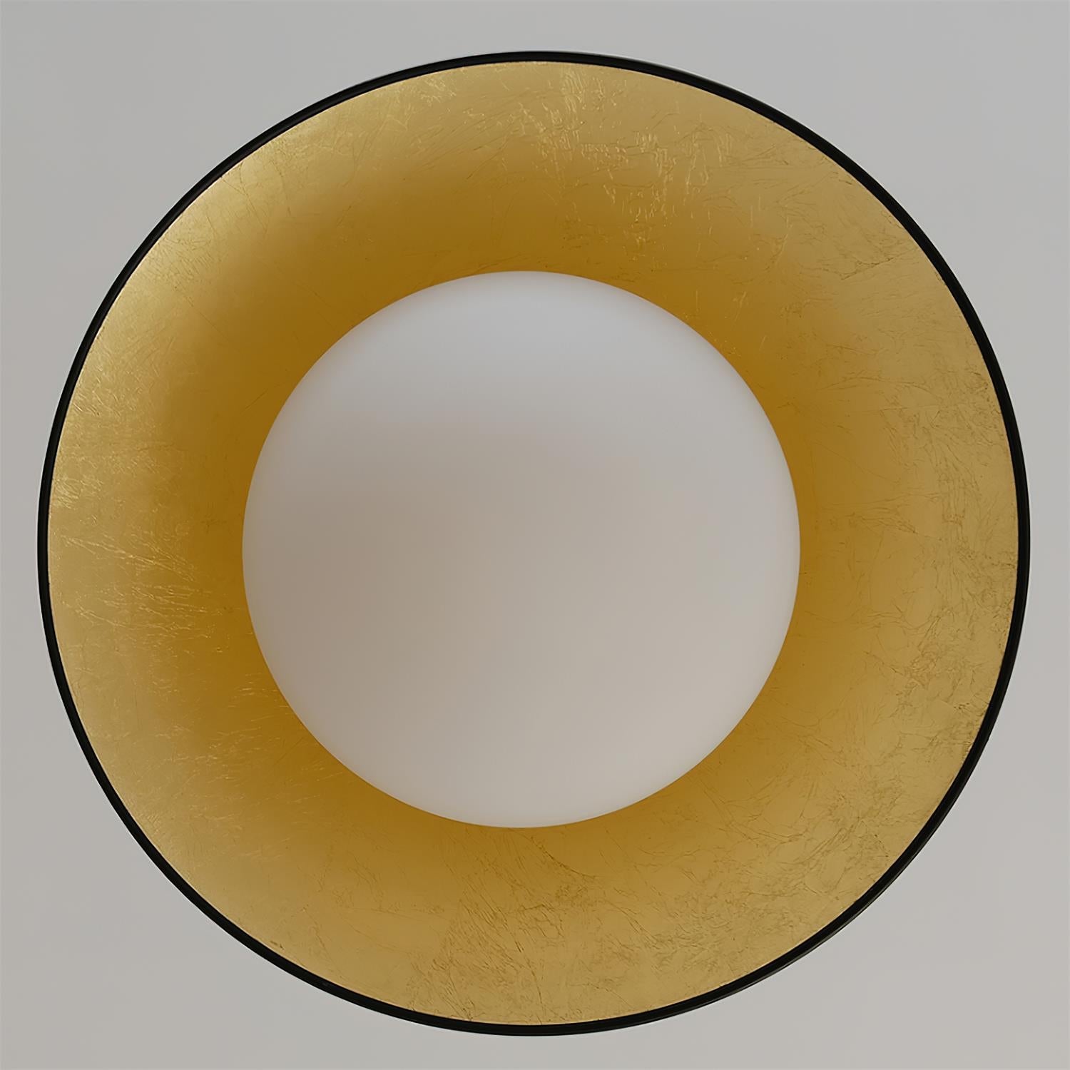 Deckenleuchte Metall Baldachin Glas Globus Modern Minimalistisch-Letslighting