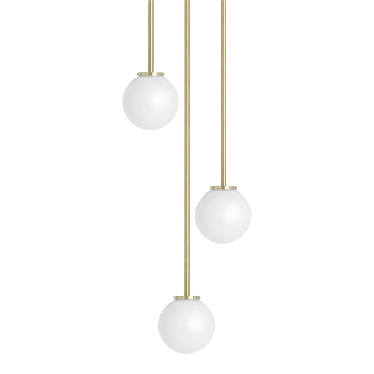 Nyrinis Moderner Kronleuchter aus Messing und Glas-Letslighting