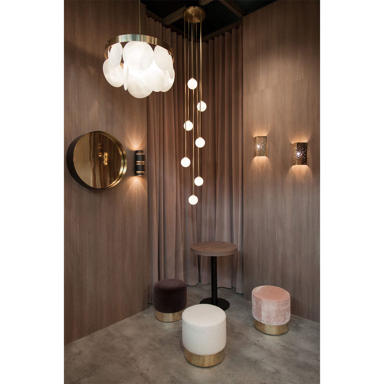 Nyrinis Moderner Kronleuchter aus Messing und Glas-Letslighting