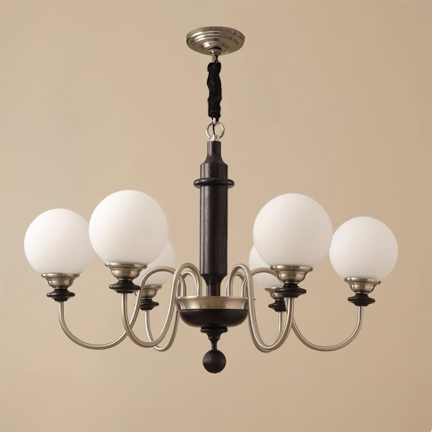 Lumivian 8-Flammiger Globus-Kronleuchter-Letslighting