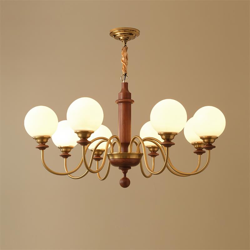Lumivian 8-Flammiger Globus-Kronleuchter-Letslighting
