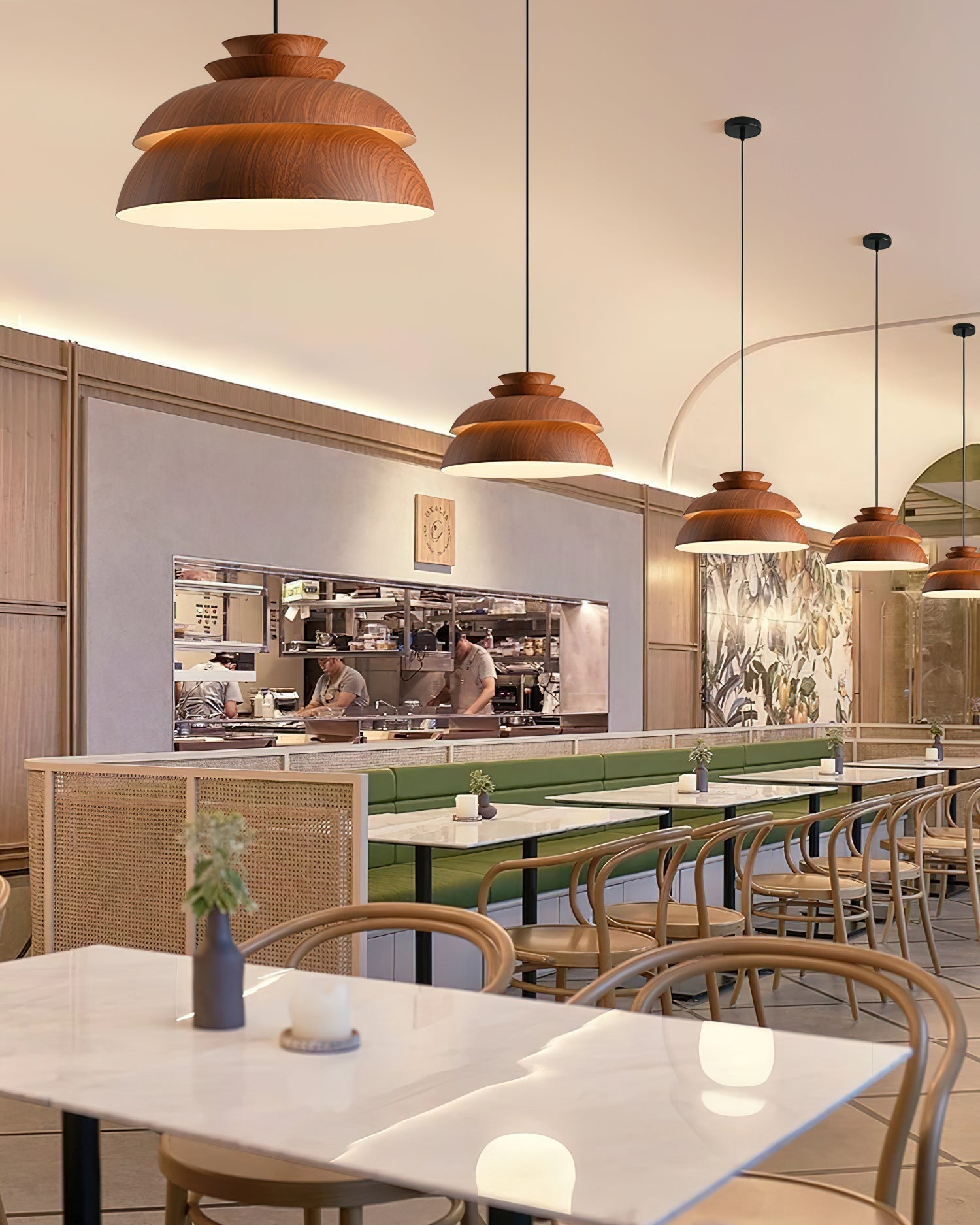 Pendelleuchte Geschichtete Kuppel Modern Minimalistisch-Letslighting