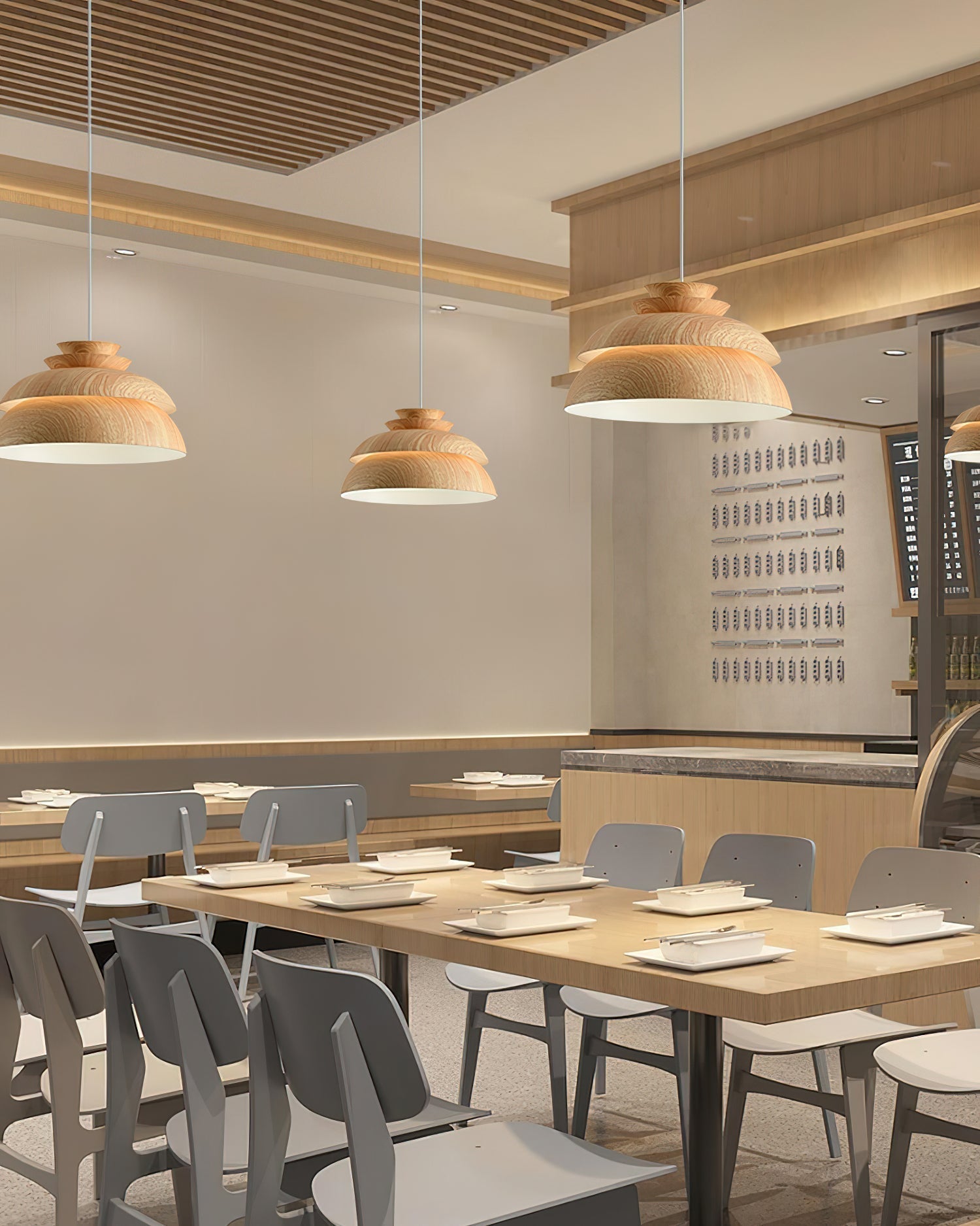 Pendelleuchte Geschichtete Kuppel Modern Minimalistisch-Letslighting