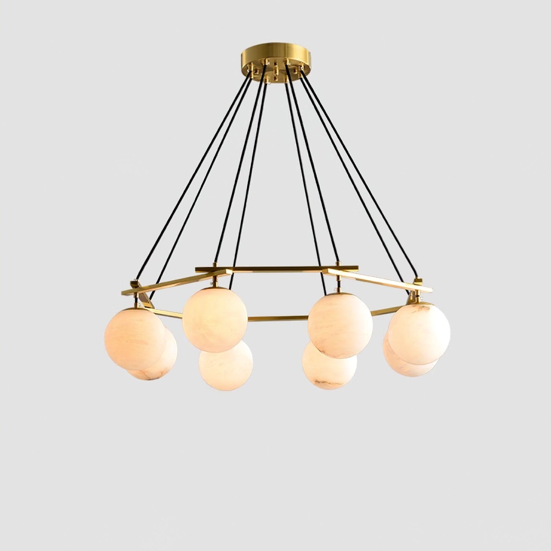 Lunara Alabaster Chandelier - Neutralighting