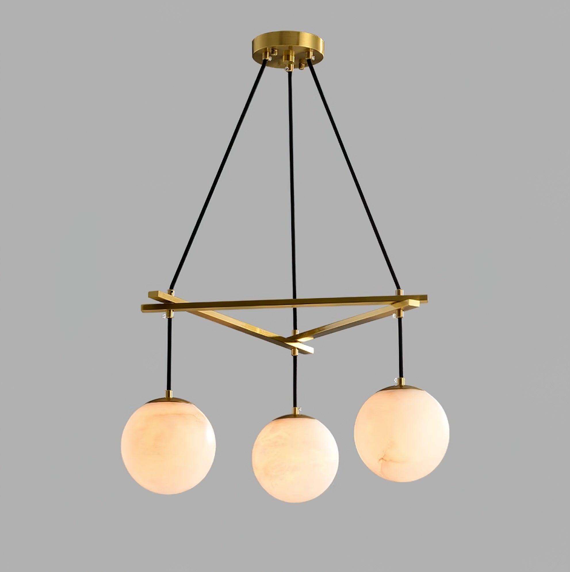 Lunara Alabaster Chandelier - Neutralighting