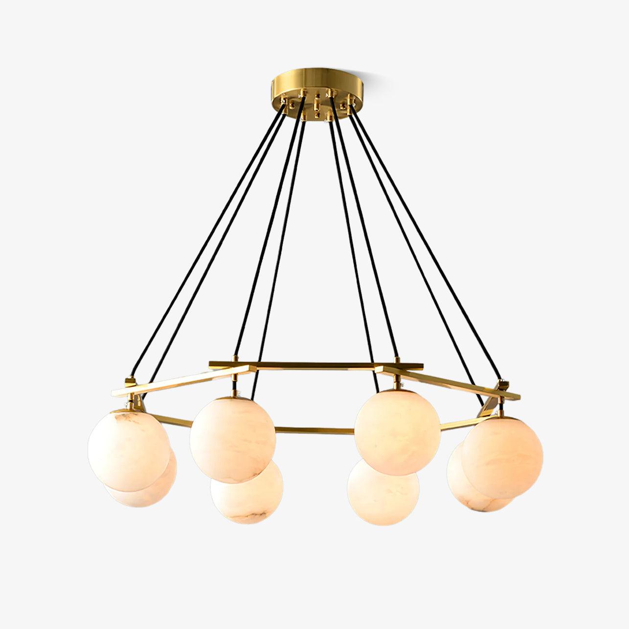 Lunara Alabaster Chandelier - Neutralighting