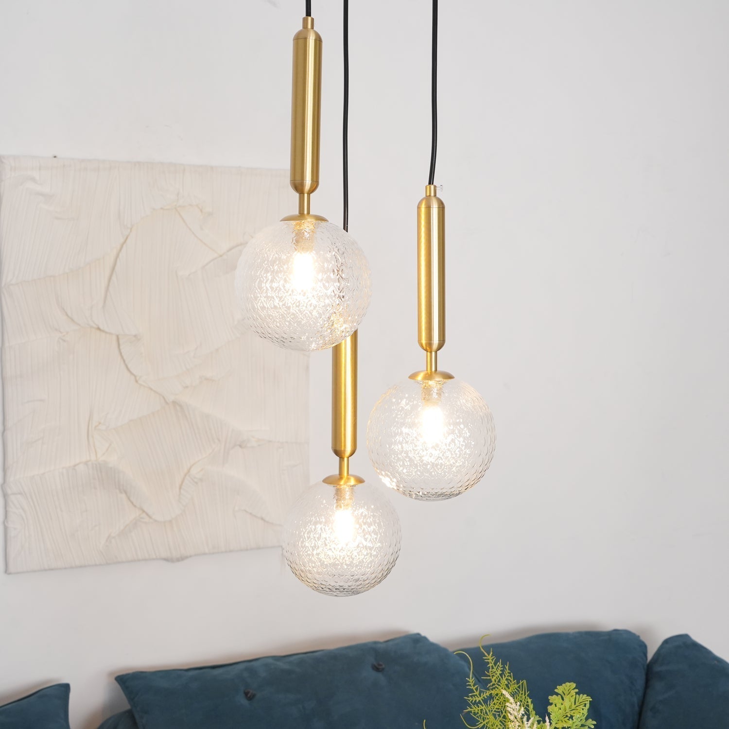 Velain Messing Industrielle Pendelleuchte-Letslighting