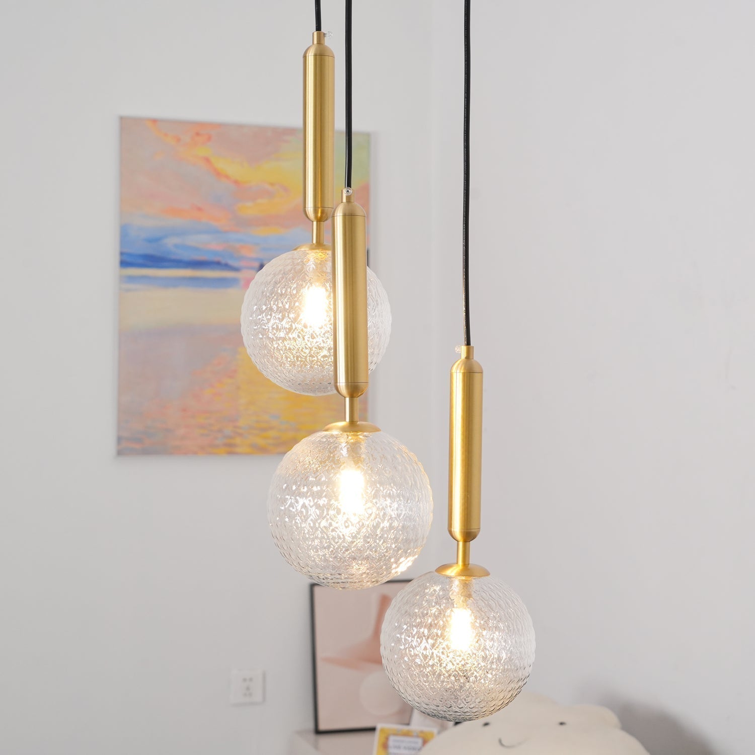 Velain Messing Industrielle Pendelleuchte-Letslighting