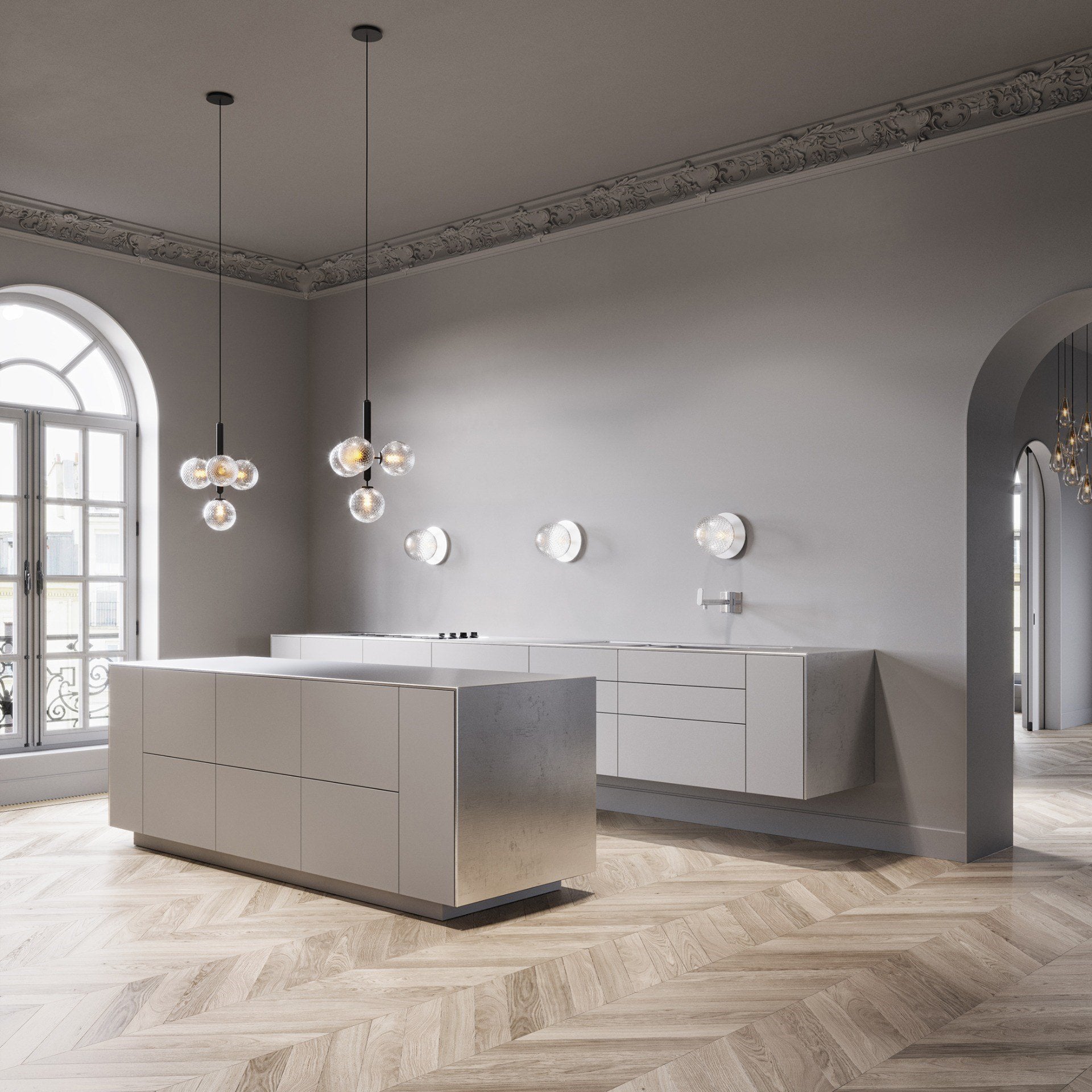 Velain Messing Industrielle Pendelleuchte-Letslighting
