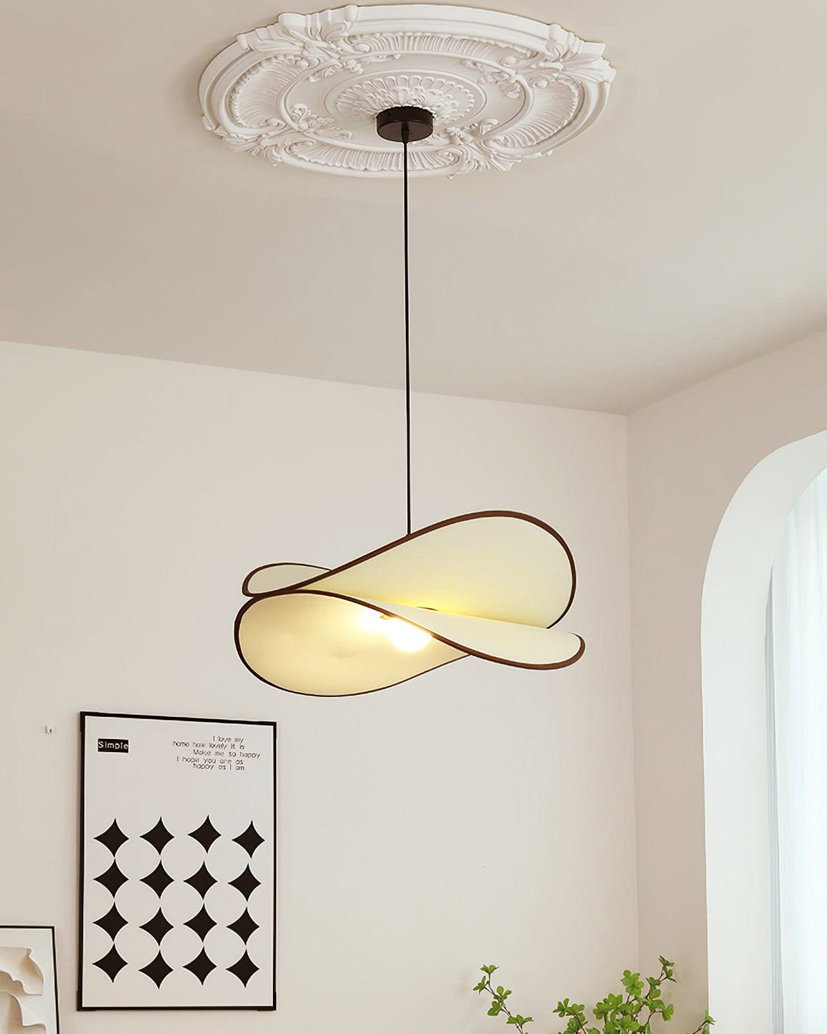 Cicaros Kreativität Art Stoff Pendelleuchte-Letslighting
