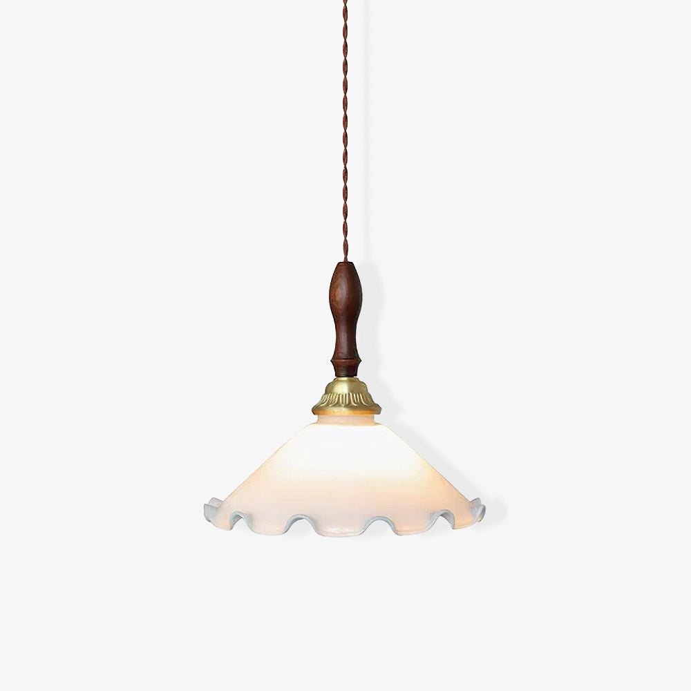 Floria Milchig Blume Pendelleuchte Leuchte-Letslighting