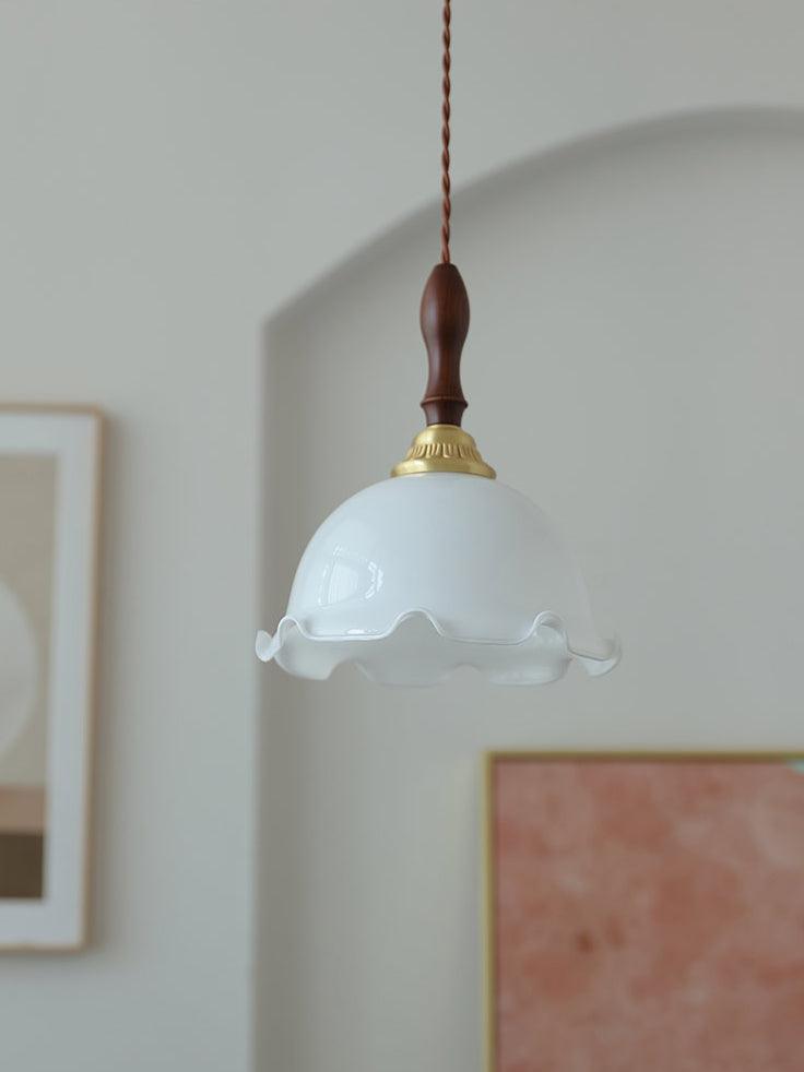Floria Milchig Blume Pendelleuchte Leuchte-Letslighting