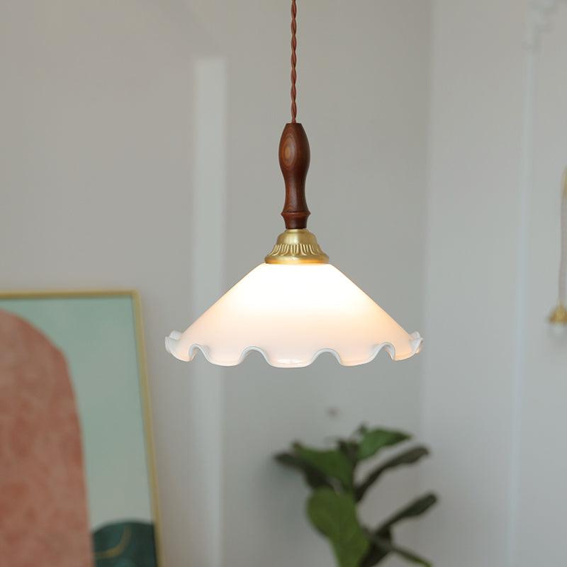 Floria Milchig Blume Pendelleuchte Leuchte-Letslighting