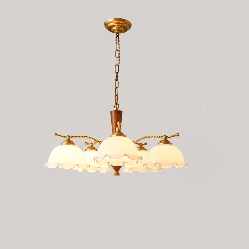 Daisy Eleganter Vintage-Glas-Kronleuchter-Letslighting