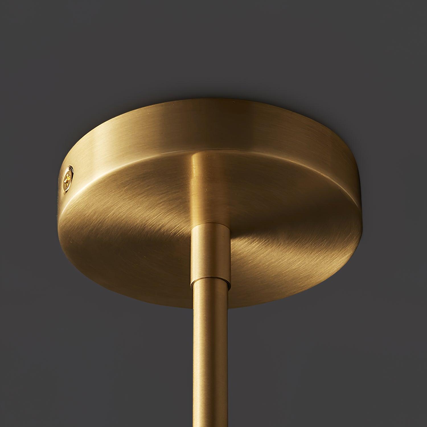Lustra Eleganter Kronleuchter Gebogene Arme Messing-Letslighting